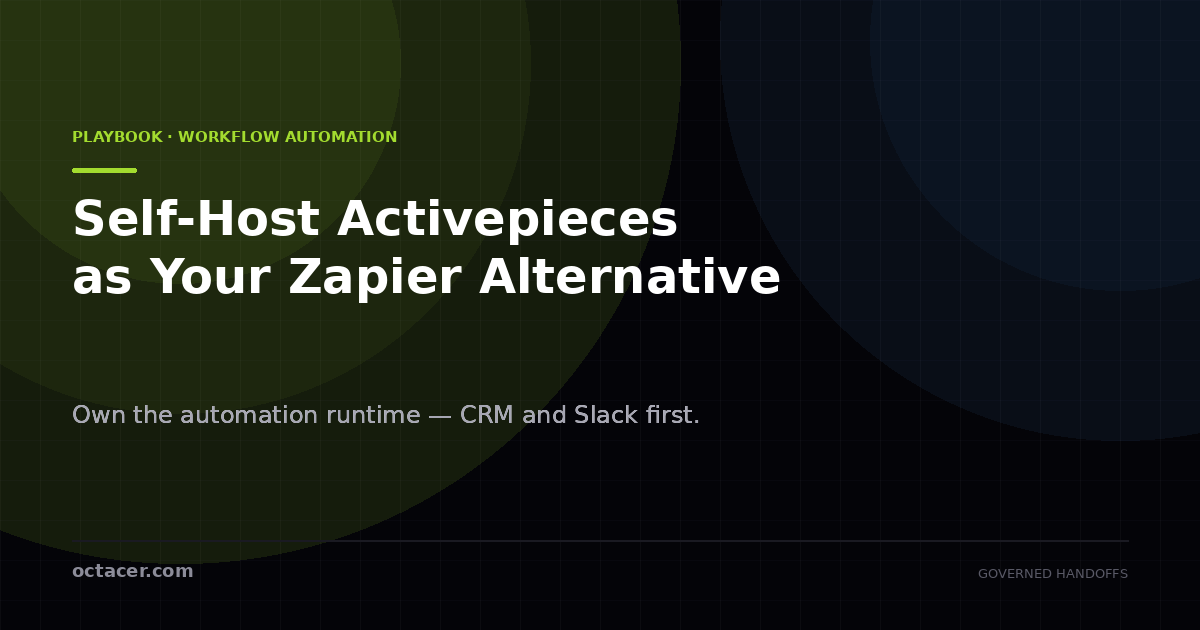 Self-Host Activepieces as Your Zapier Alternative